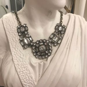 Jcrew Rhinestone necklace with extender